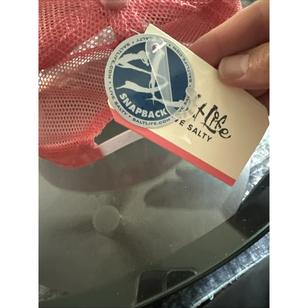 NWT Salt Life - Women’s Coral Baseball Cap Hat Snap Back